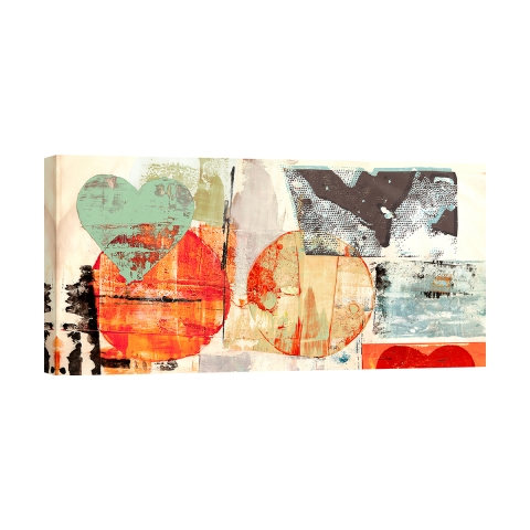 Leinwanddruck modernes abstraktes Bild Pop Love 1 Peter Winkel Aktion