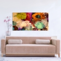 Abstraktes Blumenbild auf Leinwand, Floating Flowers Jim Stone Sales