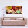 Abstraktes Blumenbild auf Leinwand, Floating Flowers Jim Stone Sales