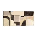 Abstrakte geometrische Leinwanddrucke "Pale Winter" von Steve Roja Aktion