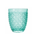 Set von 6 Trinkgläsern aus transparentem grünem Glas Castle Greenery Sales