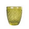 Set von 6 Trinkgläsern aus transparentem grünem Glas Castle Greenery Auswahl