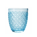 Set mit 6 Tischgläsern aus klarem, blauem Glas Castle Ocean Sales