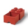 LEGO Brick Schubladenbox mit 4 Knöpfen Maße