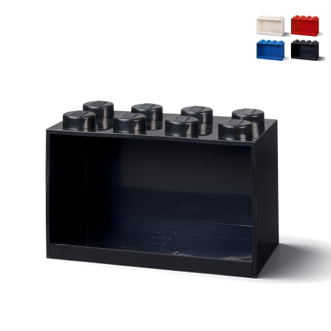 Stapelbarer LEGO Brick Regalbehälter mit 8 Noppen Aktion