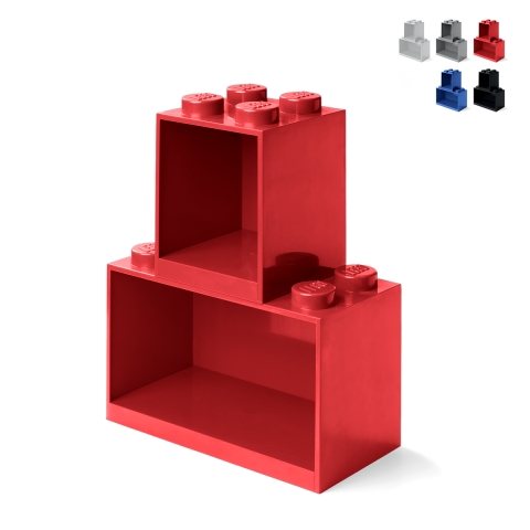 Modulare stapelbare Aufbewahrungsregale LEGO Brick Shelf Set 4+8 Aktion