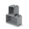 Modulare stapelbare Aufbewahrungsregale LEGO Brick Shelf Set 4+8 Sales