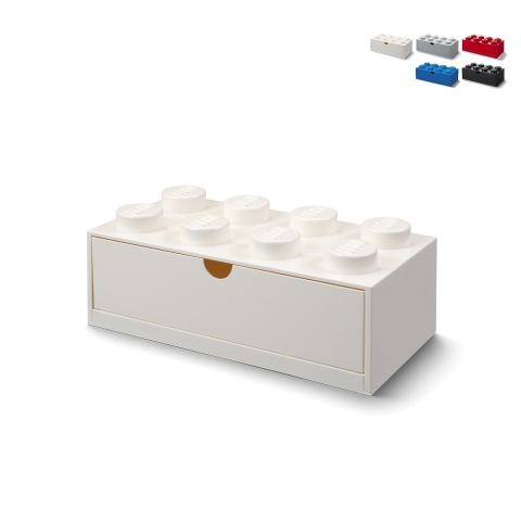 LEGO Desk Drawer 8 Noppen Aufbewahrungsbox mit Schublade Aktion