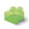 Transparenter Aufbewahrungsbehälter mit Deckel LEGO Brick 4 Noppen Lagerbestand