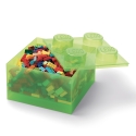 Transparenter Aufbewahrungsbehälter mit Deckel LEGO Brick 4 Noppen Verkauf