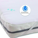 Wasserdichter Matratzenschoner für Einzelbett 90x200cm, weiß, Huston Aktion