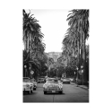 Schwarz-Weiß-Leinwandbild Boulevard in Hollywood Angebot
