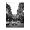 Schwarz-Weiß-Leinwandbild Boulevard in Hollywood Angebot