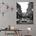 Schwarz-Weiß-Leinwandbild Boulevard in Hollywood Verkauf