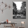 Schwarz-Weiß-Leinwandbild Boulevard in Hollywood Verkauf