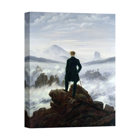 "Viandante sul mare di nebbia Caspar David Friedrich Bild Leinwanddruck" Aktion