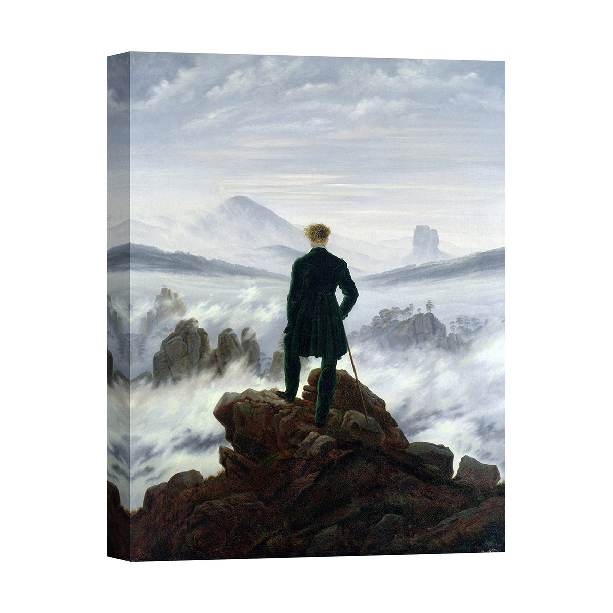 "Viandante sul mare di nebbia Caspar David Friedrich Bild Leinwanddruck" Aktion