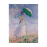 Leinwandbild Frau mit Sonnenschirm Claude Monet Angebot