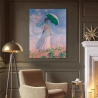 Leinwandbild Frau mit Sonnenschirm Claude Monet Verkauf