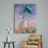 Leinwandbild Frau mit Sonnenschirm Claude Monet Sales