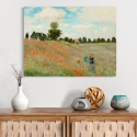 Leinwanddruck Impressionistisches Gemälde Feld mit Mohnblumen von Claude Monet Verkauf
