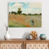 Leinwanddruck Impressionistisches Gemälde Feld mit Mohnblumen von Claude Monet Verkauf
