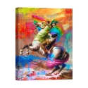 Moderner Pop-Art-Druck auf Leinwand Napoleon 2.0 von Eric Chestier Aktion