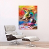 Moderner Pop-Art-Druck auf Leinwand Napoleon 2.0 von Eric Chestier Sales