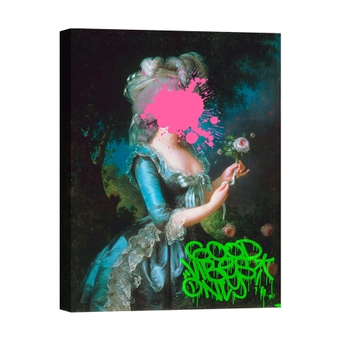 Leinwanddruck Pop Street Art Marie Antoinette von Eric Chestier Aktion