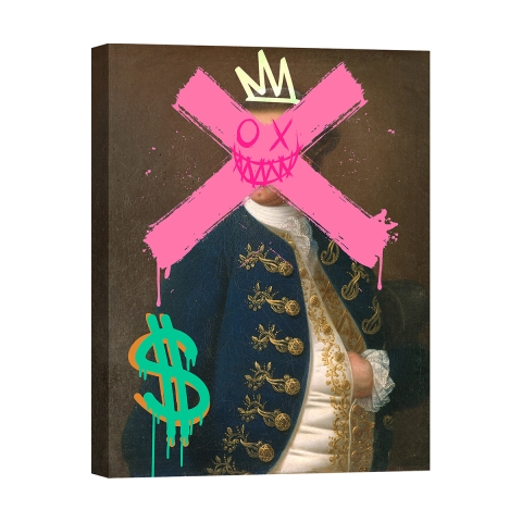 Moderne Pop-Art-Leinwanddruck "The Duke" von Eric Chestier Aktion