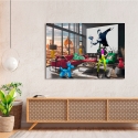 Modernes Pop-Art-Gemälde auf Leinwand Surrealofts Firenze Gerard Madau Sales