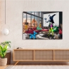 Modernes Pop-Art-Gemälde auf Leinwand Surrealofts Firenze Gerard Madau Sales