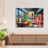 Leinwandbild Pop Art Surrealofts Milano Gerard Madau Sales