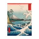 Japanisches Bild auf Leinwand gedruckt Sea at Satta, 1858 Hiroshige Angebot
