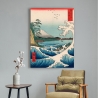 Japanisches Bild auf Leinwand gedruckt Sea at Satta, 1858 Hiroshige Sales