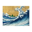 Leinwanddruck Die große Welle von Kanagawa Hokusai Angebot