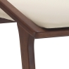 Set aus 2 Esszimmerstühlen, modernes Design in Holz und beigem Kunstleder Hays Angebot