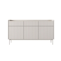 Moderne Design-Sideboard Madia für Wohnzimmer, Beige, 3 Schubladen, 3 Türen Bitter Verkauf