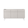 Moderne Design-Sideboard Madia für Wohnzimmer, Beige, 3 Schubladen, 3 Türen Bitter Verkauf