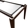 Moderner ausziehbarer Esstisch 90x160-400 Marmor-Optik Harper Modell