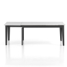 Moderner ausziehbarer Esstisch 90x160-400 Marmoroptik Harper Rabatte