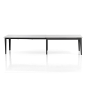 Moderner ausziehbarer Esstisch 90x160-400 Marmor-Optik Harper Lagerbestand