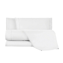 Baumwoll-Bettwäsche-Set für Doppelbett mit Bettlaken und 2 Kissenbezügen Toronto Kosten