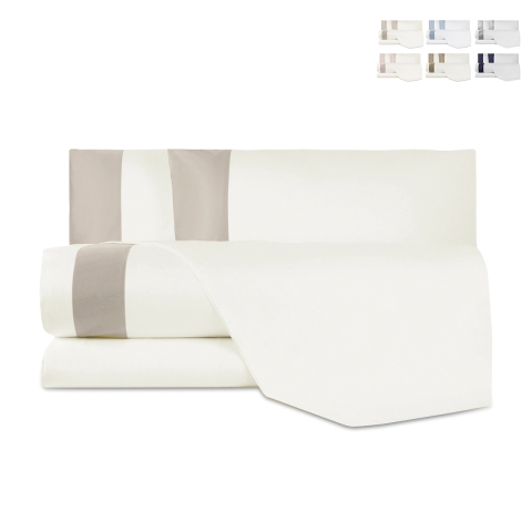 Bettwäsche-Set für Doppelbett aus Satin-Baumwolle Heritage Aktion