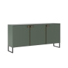 Sideboard Wohnzimmer Küche 3 Türen 184x40x90cm modernes Design Madrid Rabatte