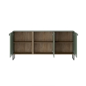 Sideboard Wohnzimmer Küche 3 Türen 184x40x90cm modernes Design Madrid Sales
