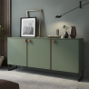 Sideboard Wohnzimmer Küche 3 Türen 184x40x90cm modernes Design Madrid Verkauf