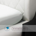Spannbettlaken für Einzelbett 90x200 cm aus weißer Baumwolle Toronto Angebot