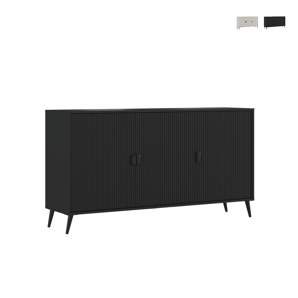 Moderne Anrichte 3-türig 153x88x49cm Danielle