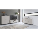 Moderner Hochschrank mit 2 Türen für Wohnzimmer oder Küche Danielle Angebot